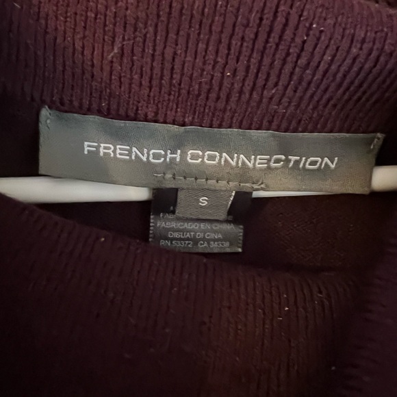 French Connection sweater, wide neck/ off the shoulder. Deep purple, never worn. - Picture 2 of 2